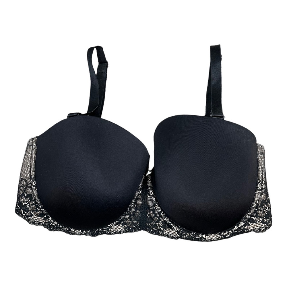 Torrid Black Multi Way Wear Micro Full Coverage Underwire Bra Size 40F